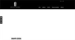 Desktop Screenshot of grupoceosa.com